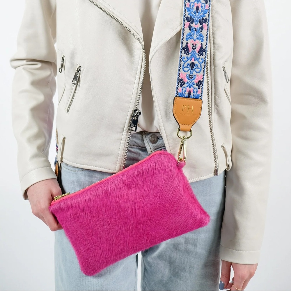 Parker & Hyde Calf Hair Crossbody Bag